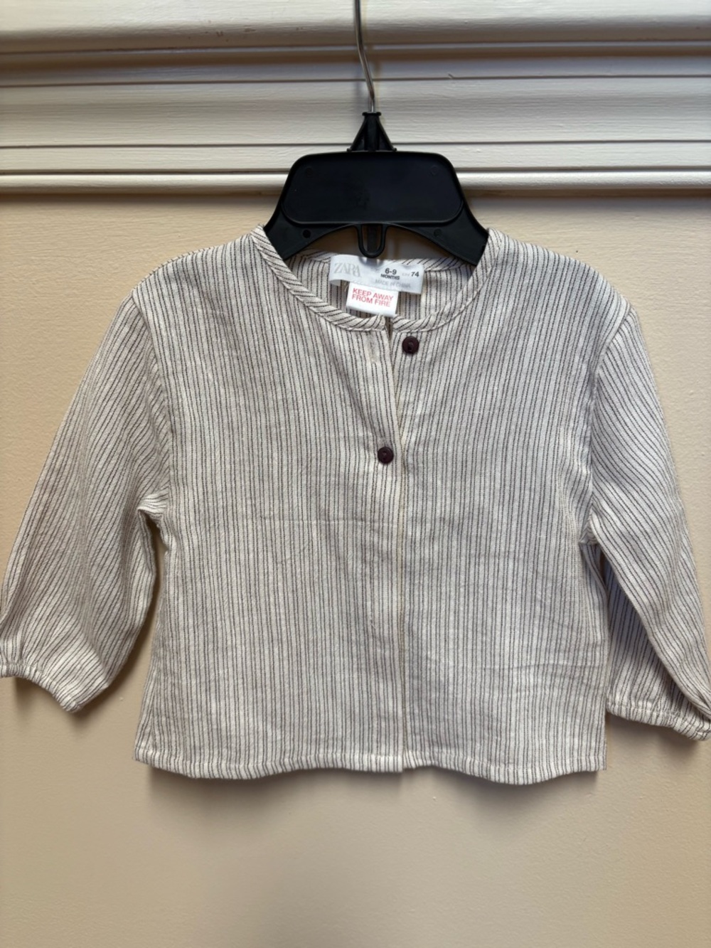 Zara Cotton Infant Shirt NWOT